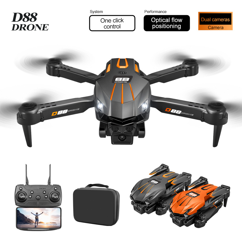 D88 Fixed-Altitude Stroboscopic Dual-Camera Drone - Image 4