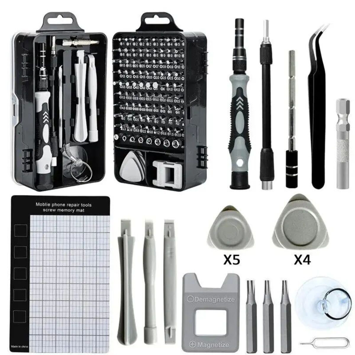 115 In 1 Precision Screwdriver Set, Super Durable Mini Professional Magnetic Repair Tool Kit, Small Screwdriver For Phone, Computer, Watch, Laptop, Macbook, Eyeglass, Electronic - Image 3
