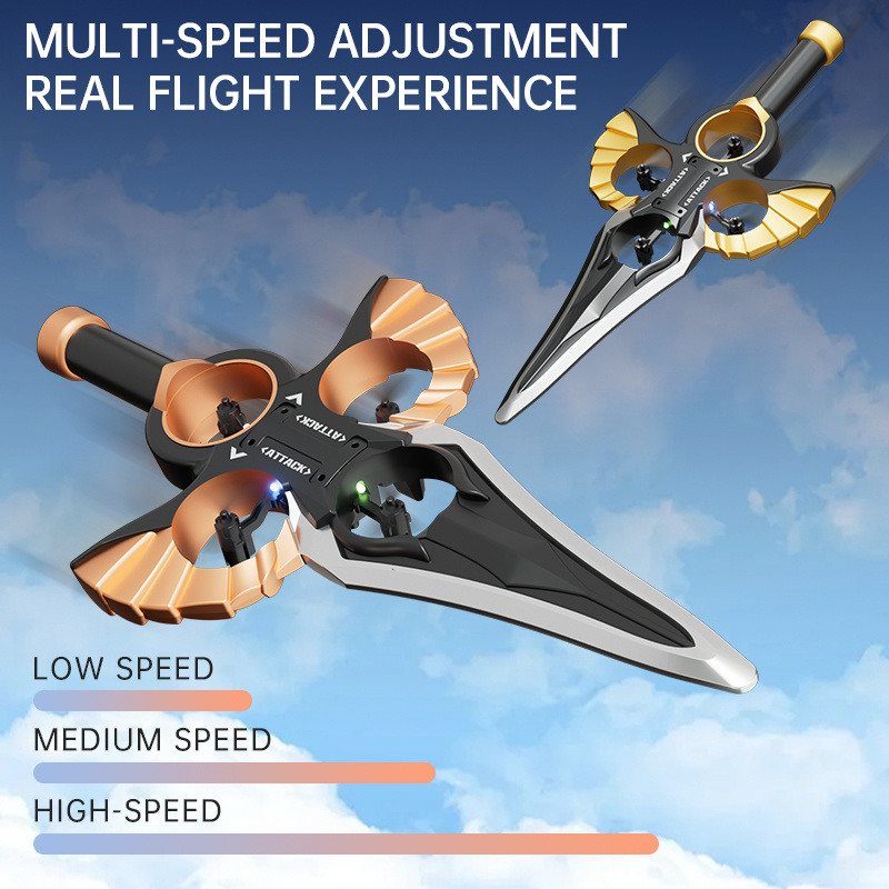 Drone Sword-flying Gesture Remote Control Flying Sword, Children's Gesture-sensing Aircraft, Toy For Boys, Entertainment, Birthday Gift - Image 3