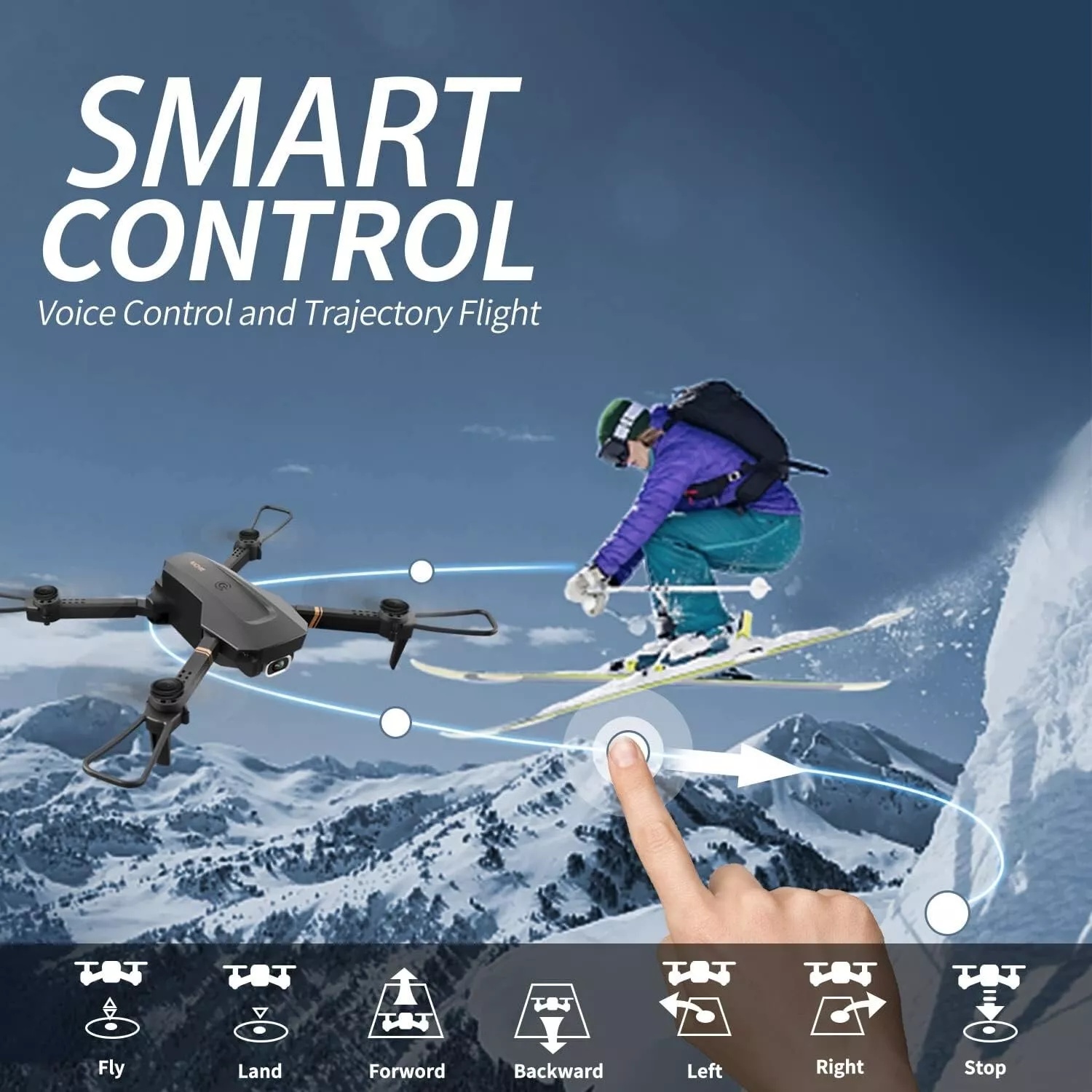 4DRC V4 Foldable Mini Drone With Camera 4K 1080P HD Drone ,3 Batteries,Drones For Adults Kids,Remote-controlled Quadcopter,Logistics Is Randomly Sent By UPS,USPS, - Image 2