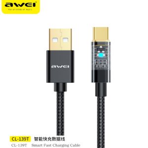 AWEI Smart Fast Charging Data Cable 1M