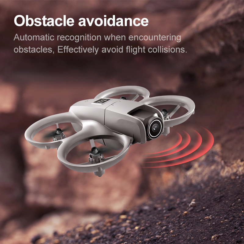 GT3 Small Unmanned Aerial Vehicle, Optical Flow Hovering, Stable Flight, Propeller Protection, Safe Flight, Equipped With Dual Cameras, Electrically Adjustable, Easy To Operate, Easy To Get Started, S - Image 4