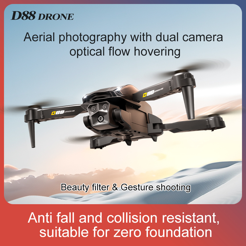D88 Fixed-Altitude Stroboscopic Dual-Camera Drone - Image 3