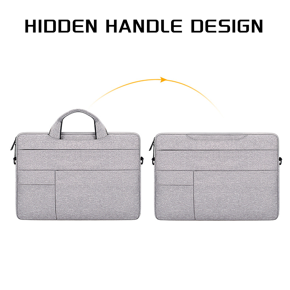 13-15.6 Inch Laptop Bag, Laptop Carrying Case Shoulder Strap Carrying Briefcase, Business Leisure Or School Laptop Bag - Image 9