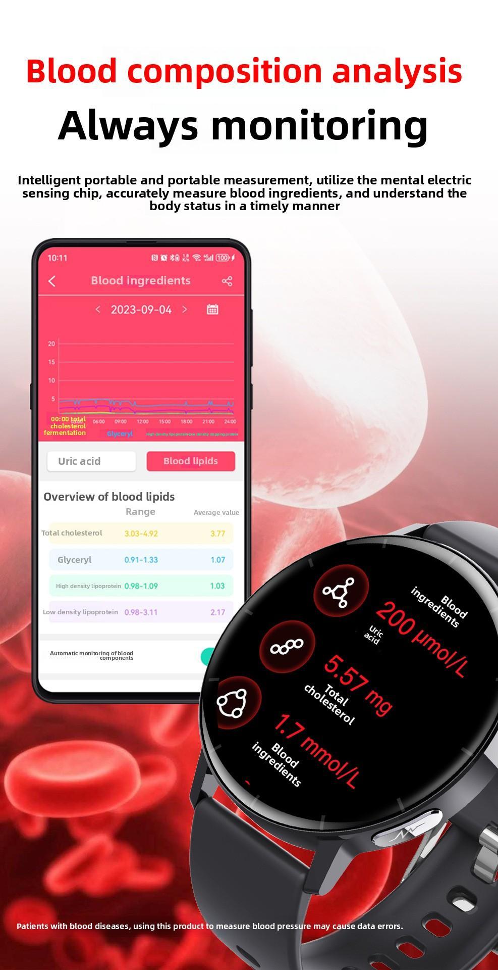 1.41-inch Health Smartwatch Fitness Tracker And Heart Rate-blood Oxygen-blood Pressure-sleep Monitor - Image 10