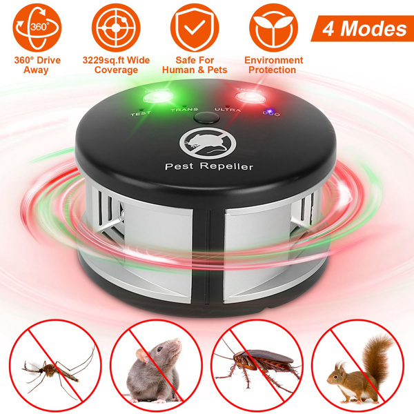 360 Degree Ultrasonic Pest Repellent, Electronic Plug-in Pest Control, Pursuer, Blocker - Image 9