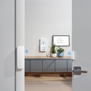 Door Chime, DC 12V, Wireless Door Open Contact Sensor Alarm Chime With 656 Ft Range, 58 Chimes & 5 Adjustable Volume, Doors Ringer Alert For Business, Store, Home, Office When Entering