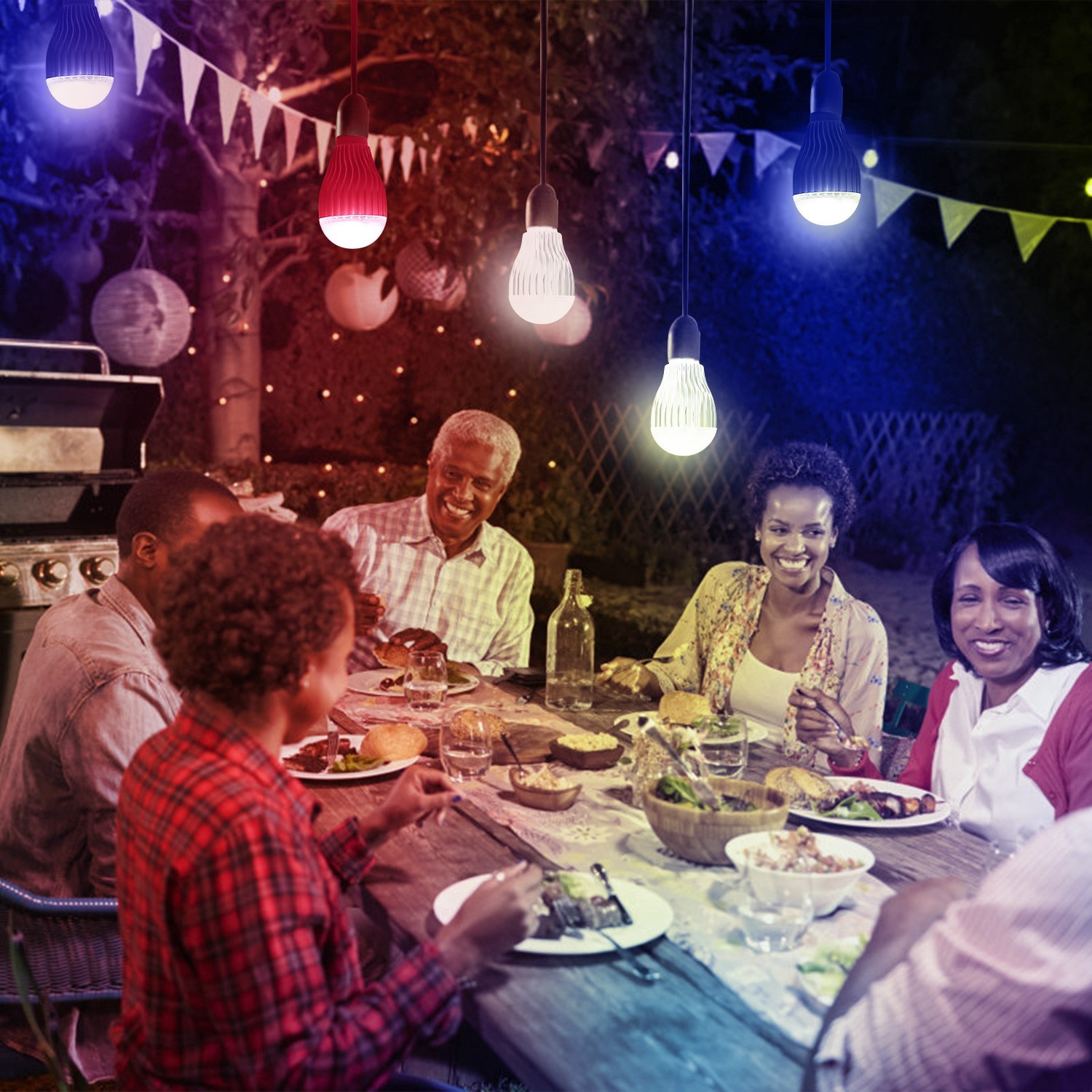 1Pc 9W LED Light Bulb E27 RGB Lamp Bulb 16 Colors Changable 24-key IR Remote Control For Decor Mood Lighting - Image 5