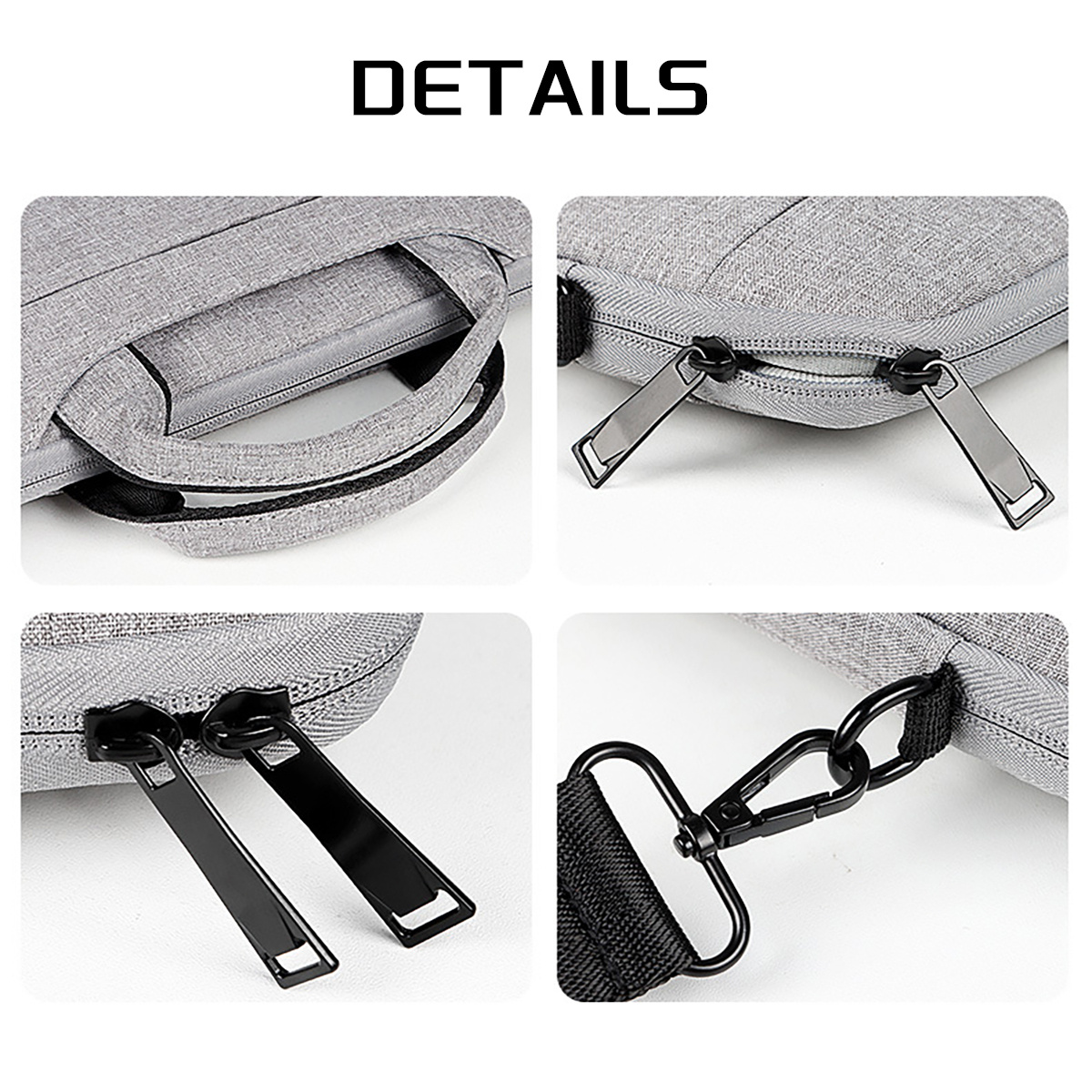 13-15.6 Inch Laptop Bag, Laptop Carrying Case Shoulder Strap Carrying Briefcase, Business Leisure Or School Laptop Bag - Image 5
