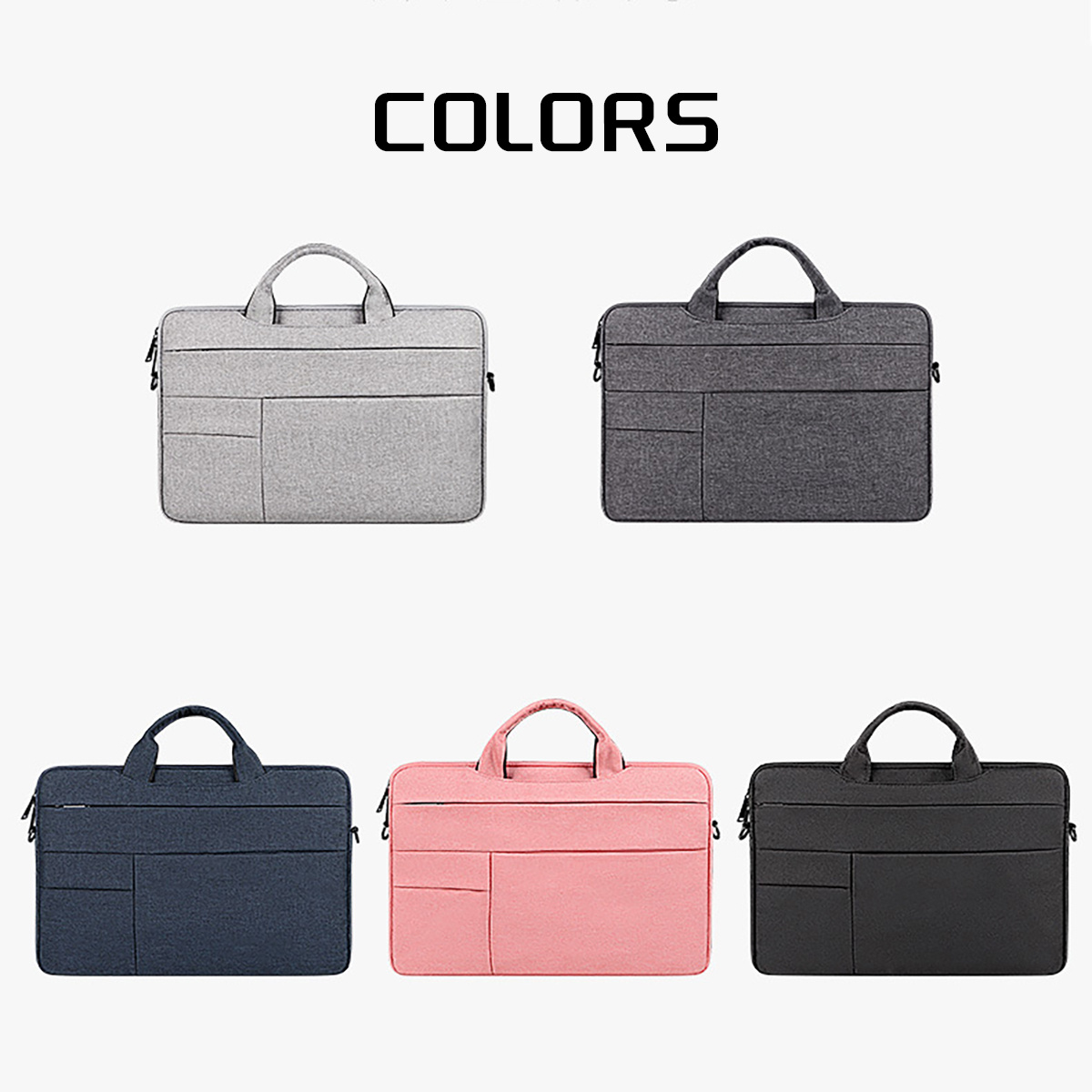 13-15.6 Inch Laptop Bag, Laptop Carrying Case Shoulder Strap Carrying Briefcase, Business Leisure Or School Laptop Bag - Image 4